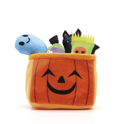 Citrouille en peluche Croci Fright avec 5 jouets