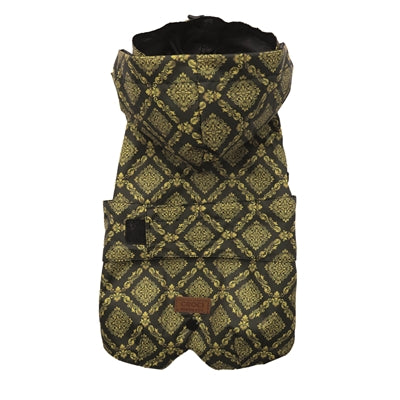 Croci manteau pour chien goldfinger imperméable jaune noir