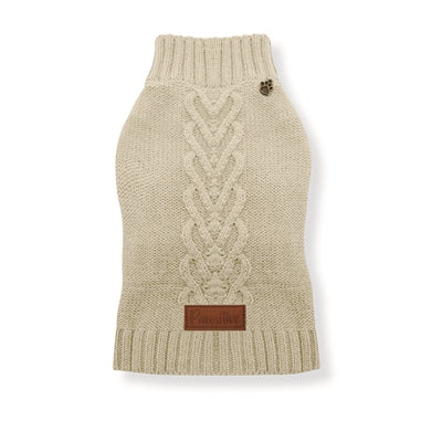 Pull pour chien Croci Homy crème celtique