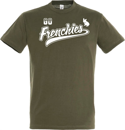 T-Shirt Go Frenchies Armee Grün