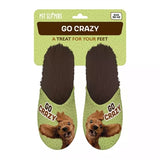 Babouche Go Crazy vert marron