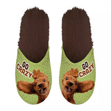 Babouche Go Crazy vert marron