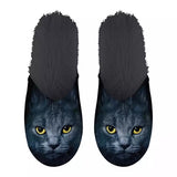 Babouche chat noir noir
