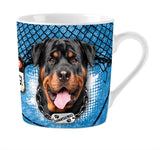 Viel Geschenke Becher Rottweiler Blau