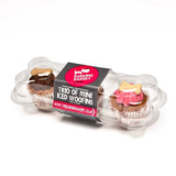 The Barking Bakery Mini Woofins glacés trio vanille et caroube assortis