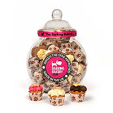 Le pot de stockage de boulangerie aboiement mini woofins glacés