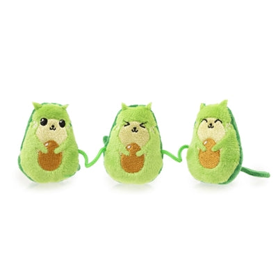 Avocats Fuzzyard sur corde avec peluche herbe à chat