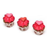 The Barking Bakery I Woof You Saint-Valentin Mini trio de woofins glacés assortis