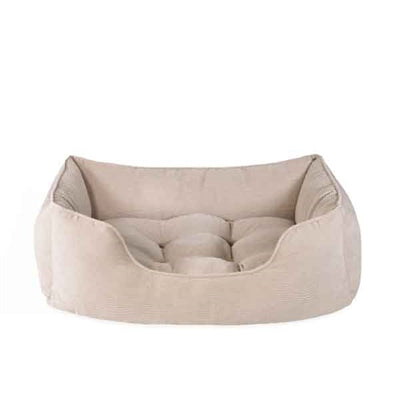 Lit pour chien Rosewood 40 winks cordon tissu côtelé beige