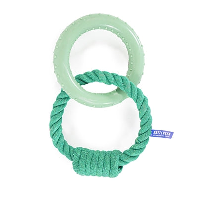 Battersea Ring Rubber Rope Green