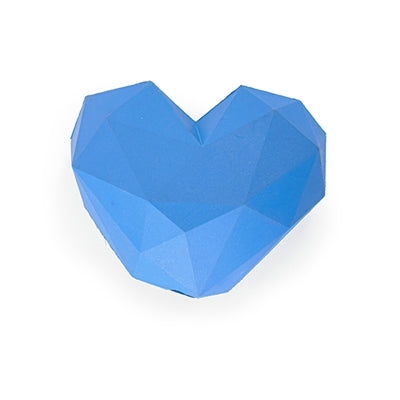 Balle d'alimentation Battersea coeur caoutchouc bleu