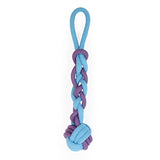 Battersea Rope Rubber Tug Blue