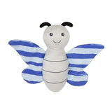 Duo papillon et libellule Battersea bleu