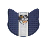 Tapis à lécher en palissandre tête de chat assorti
