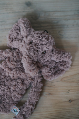 Peluche mon chien éléphant rose