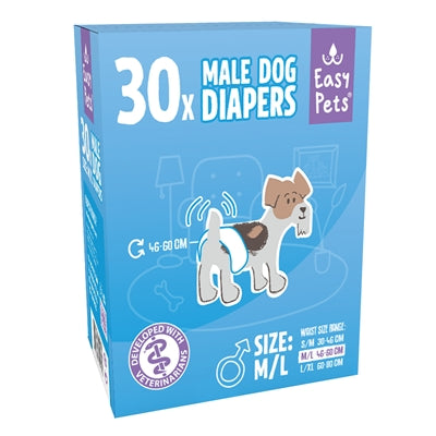 EasyPets dog diapers male