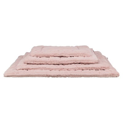 Tapis de salon Trixie lonni velours côtelé rose