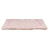 Tapis de salon Trixie lonni velours côtelé rose