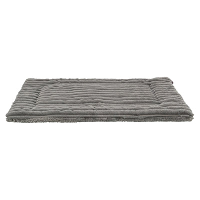 Tapis de salon Trixie lonni velours côtelé gris