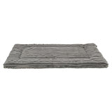 Tapis de salon Trixie lonni velours côtelé gris