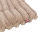 Trixie tapis de salon lonni velours côtelé marron clair
