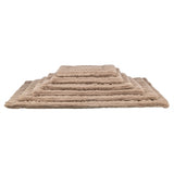 Trixie tapis de salon lonni velours côtelé marron clair