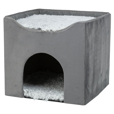 Trixie maison pour chat Harvey gris-blanc noir