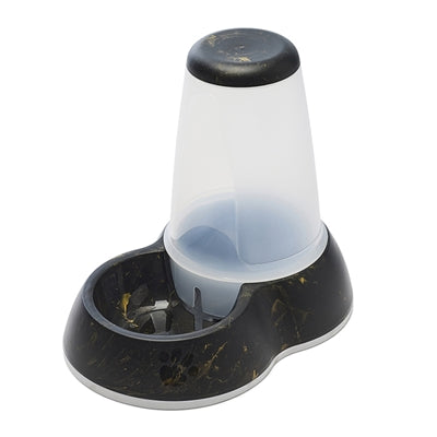 Savic Drinking Bowl Loop Marble Black Gold