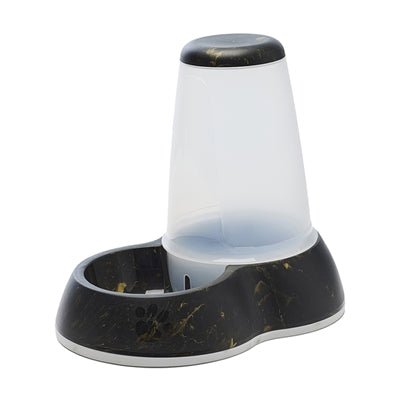 Savic abreuvoir boucle marbre noir or