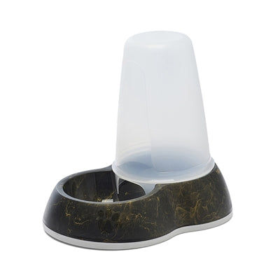 Savic distributeur de nourriture boucle marbre noir or