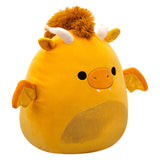Peluche peluche Squishmallows - monsieur dragon doré, 30cm