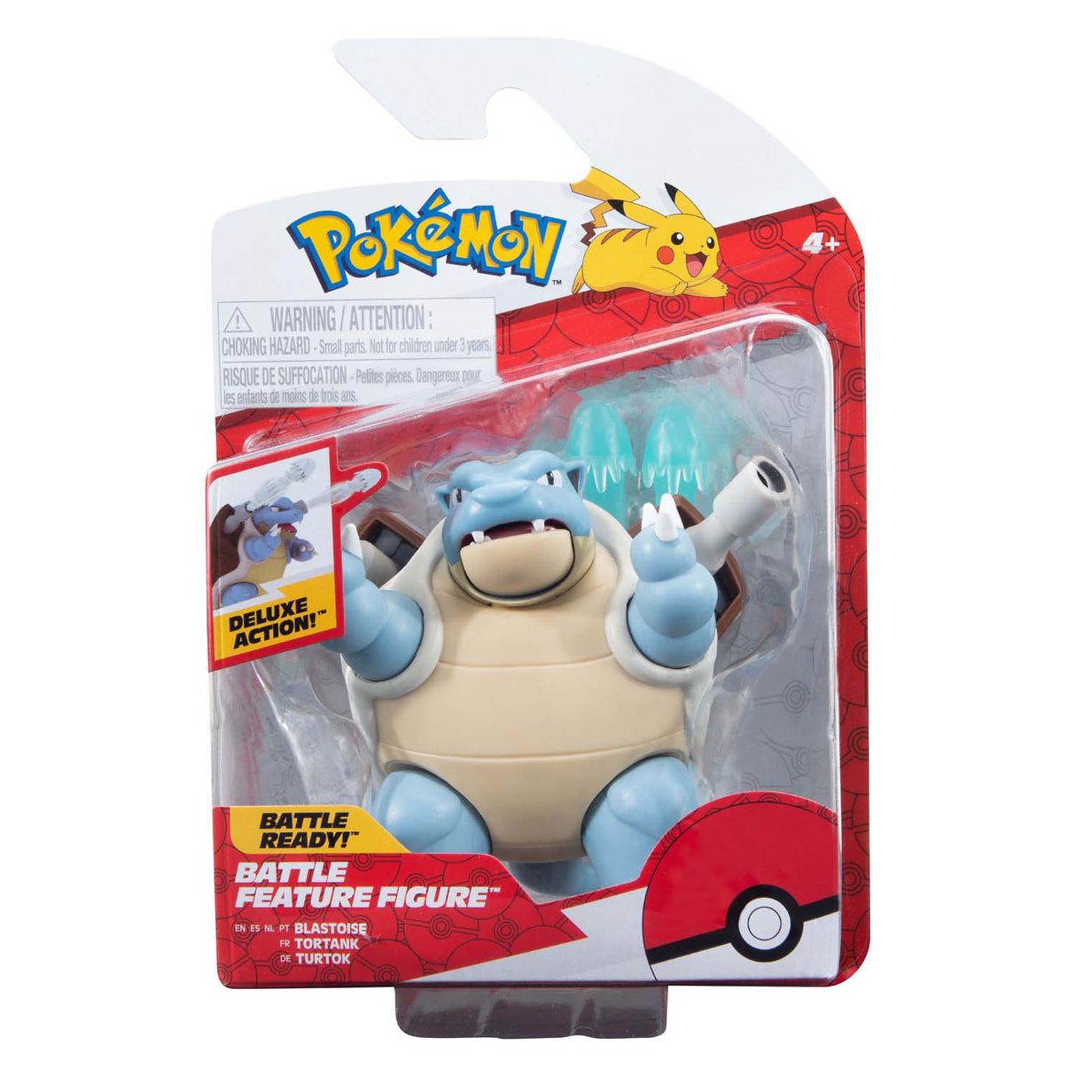 Jazwares figurine de jeu Pokémon Battle Feature - blastoise 11 cm