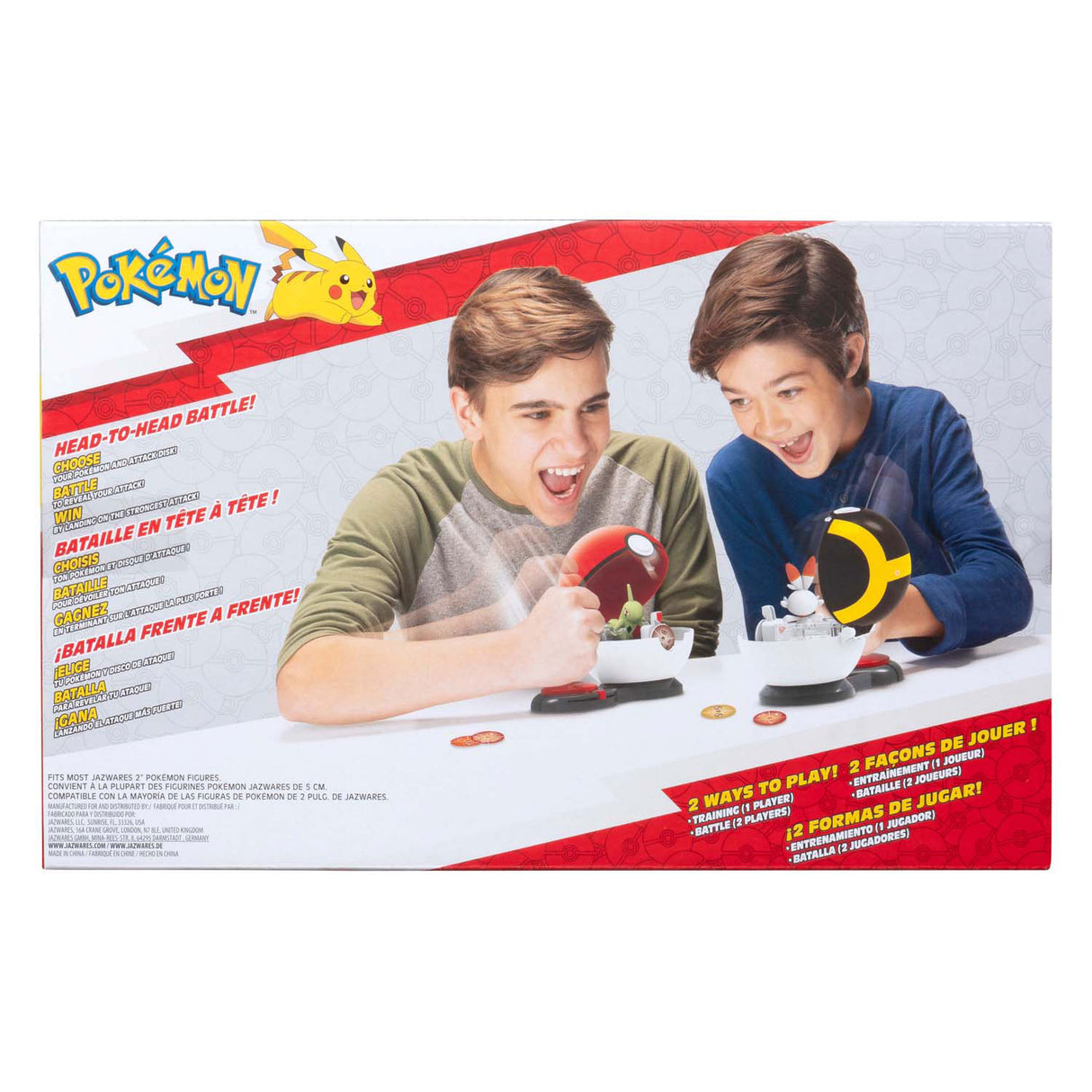 Jazwares Pokémon - Jeu d'attaque surprise - Bulbasaur et Togetic