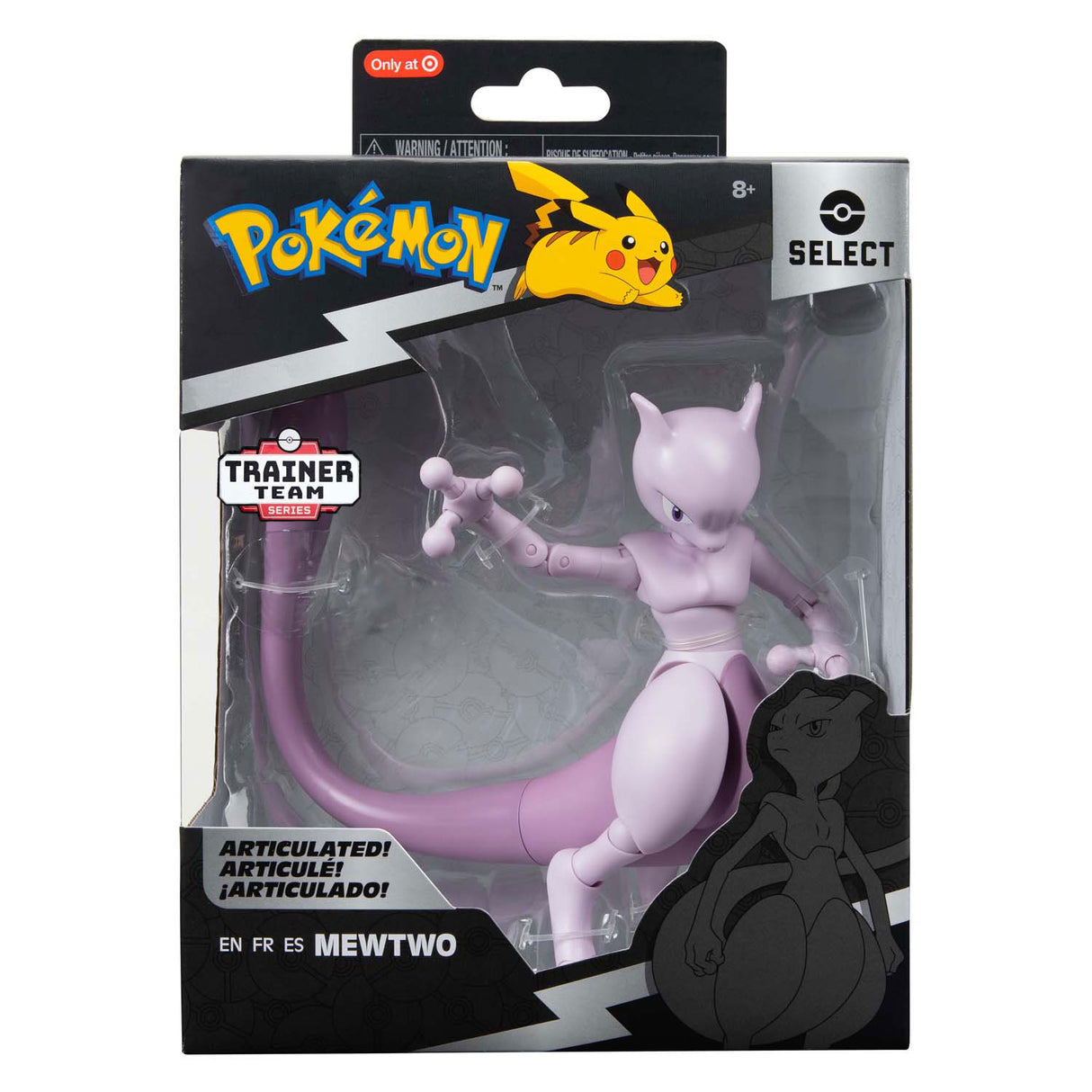 Jazwares Pokémon Select figurine Mewtwo, 15 cm