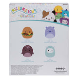 Squishmallows micromauves en peluche câline - Carl, Yollie, Javari, Tudor, paquet de 4