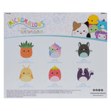 Squishmallows micromallows en peluche câlin - greer, sloan, émeraude, oz, écarlate, ald, 6-pack