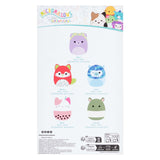Peluche peluche Jazwares squishmallows - micromallows silvy, roses, aarin, roxy, gerald - 5 pcs.