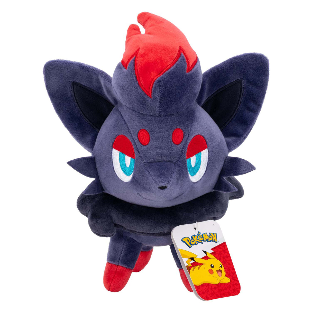 Jazwares peluche pokémon peluche zorua - 20cm
