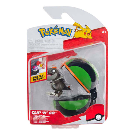 Jazwares Pokémon Clip 'n' Go Tyrunt Balle du Crépuscule