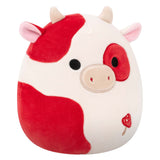 Peluche peluche Jazwares squishmallows - claudio la vache champignon rouge - 19cm