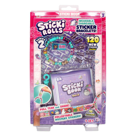 Sticki rolls sticker book wave 2 - livre d'autocollants pour enfants - à collectionner.
