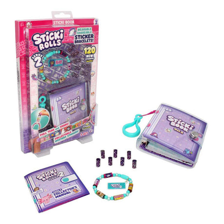 Sticki rolls sticker book wave 2 - livre d'autocollants pour enfants - à collectionner.