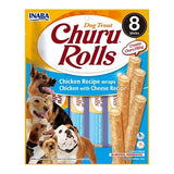 Rouleaux de churu pour chien Inaba, recette de poulet, wraps au fromage
