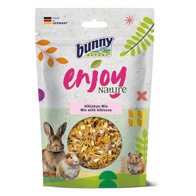 Bunny nature Enjoynature mélange avec des fleurs d'hibiscus