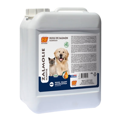 Bf, nourriture pour animaux, huile de saumon