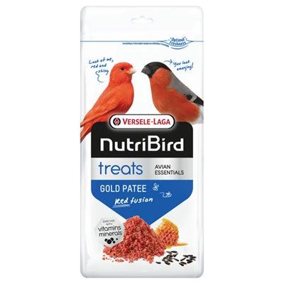 Nutribird traite la pâtée d'or fusion rouge