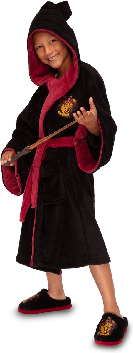 Harry Potter peignoir Gryffondor à capuche surdimensionné série enfants unisexe 13-15 ans (xl)