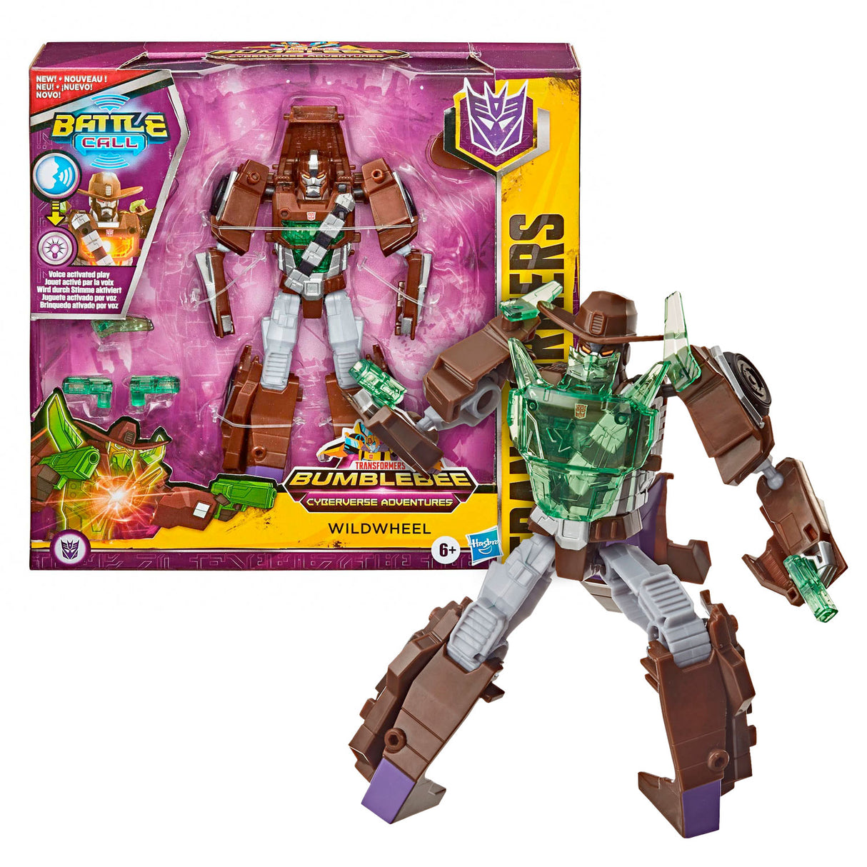 Hasbro Transformers Cyberverse Battle Call Wildwheel