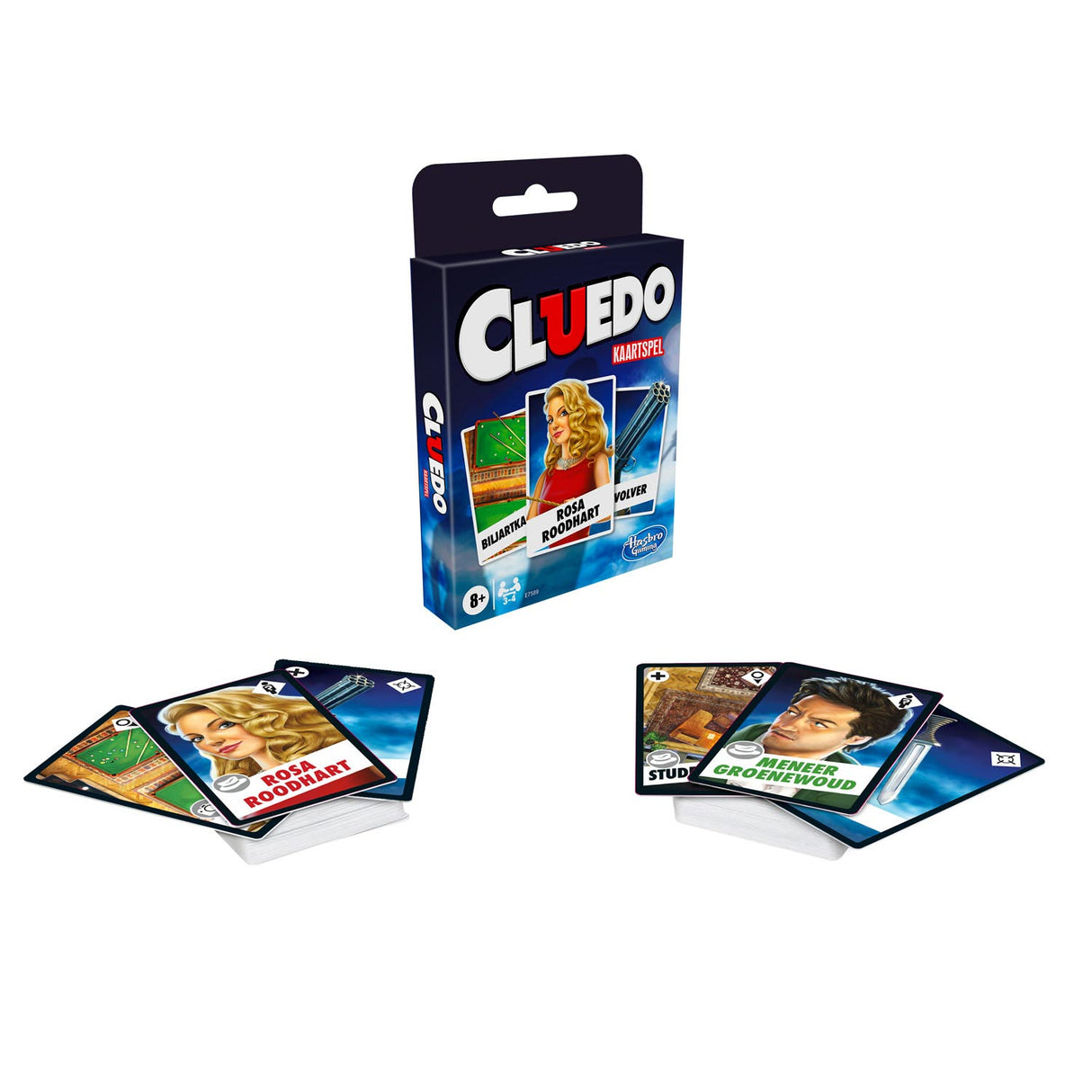 Juego de cartas de Hasbro Cluedo