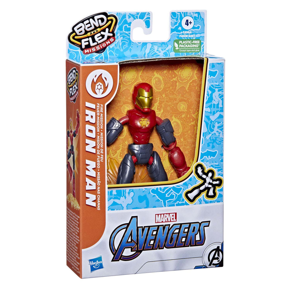 Hasbro Avengers Bend and Flex Fire Mission